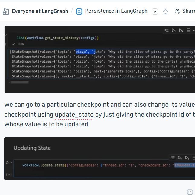 heeyyaaaaaaa's tweet photo. >>Explored Iterative Workflows in LangGraph today
>>Covered Persistence and TimeTravel
>> Progressed to CheckPointers and Threads
>>Built a ChatBot with LangGraph
#buildinpublic #letsconnect #ai https://t.co/B1E9MySZeA