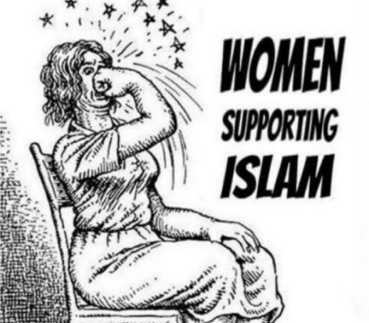 CanalsPujol's tweet photo. @orriolsderipoll Les dones seran les principals víctimes de la invasió islamista. No podran sortir de casa tranquil·les. https://t.co/EI1Bjo5a6Z