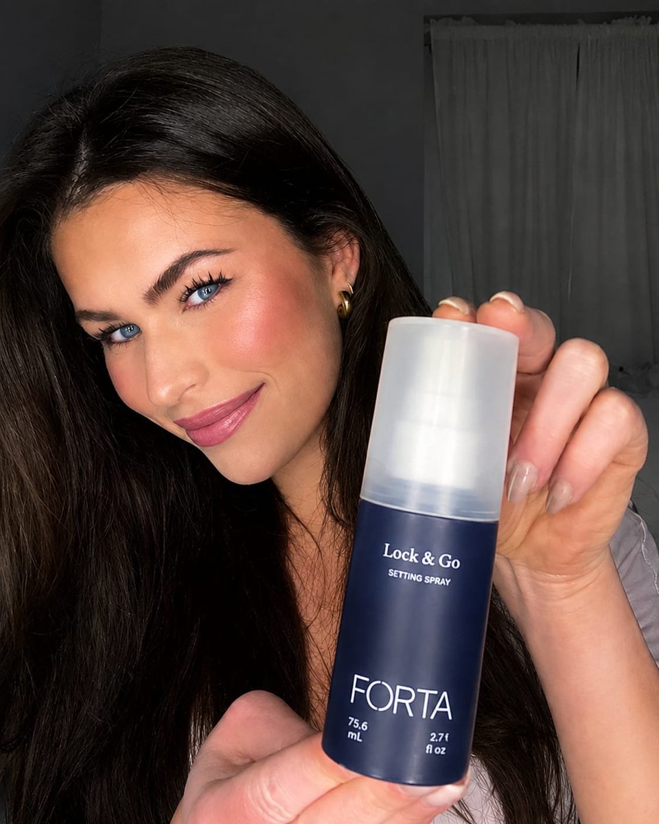 alaybeyik's tweet photo. 💙 Beauty that keeps up with you. ✨
Try FORTA Lock & Go Setting Spray for a lightweight, sweat-resistant, long-lasting finish.
🛒 https://t.co/WUsSN5gzw3
#Beauty #Makeup #FORTA #SettingSpray #Deals https://t.co/UmZmdDVof7