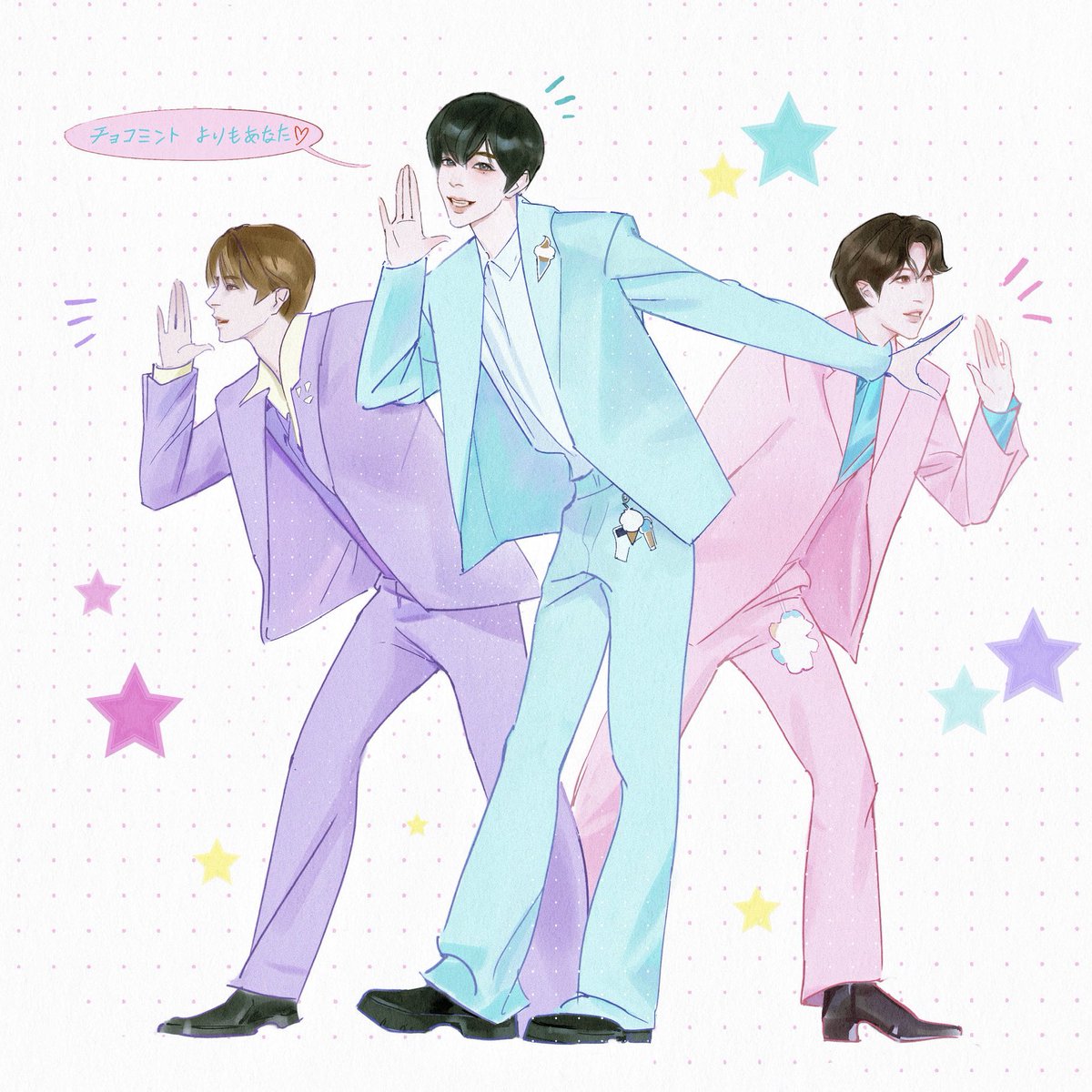 mune_art622's tweet photo. 最喜欢的合作舞台🩵💜🩷
#쇼타로 #将太郎 #SHOTARO 
#RIIZE #RIIZEfanart https://t.co/7231YElNjG
