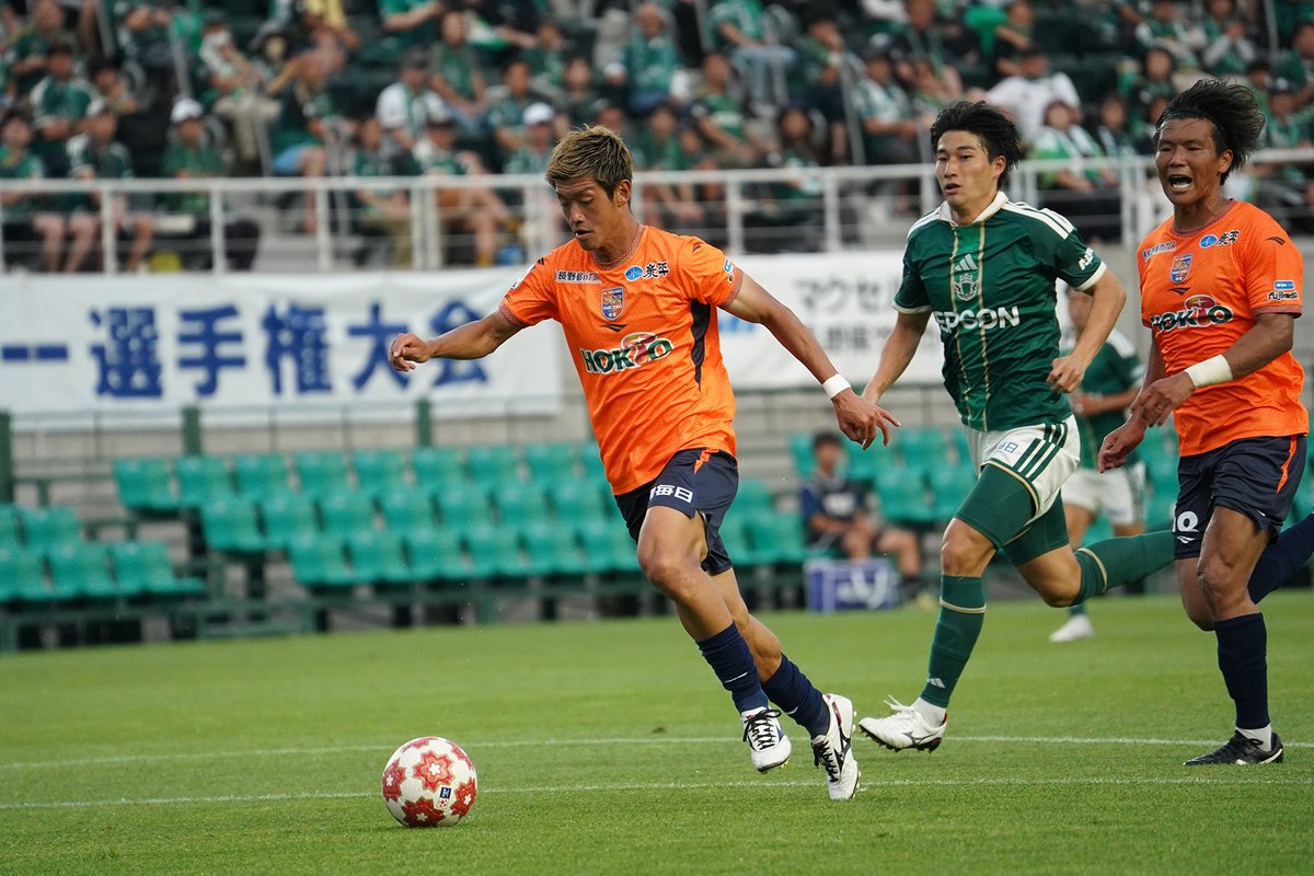 NAGANO_PARCEIRO's tweet photo. 🟠MATCHDAY｜県決勝 vs.松本

▼FULLTIME!!
長野 2-0 松本

#acnp #パルセイロ https://t.co/XAEJ8eUsde