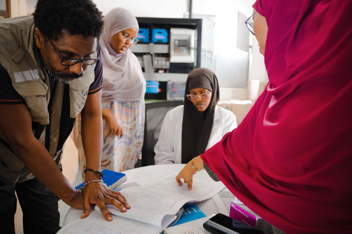 ISDPSomalia's tweet photo. @shf_somalia UN OCHA High-Level Field Monitoring Mission visited ISDP-supported health facilities in Bosaso District, including Wardheer PHU Plus, Bosaso General Hospital Stabilization Centre &amp; Maternity Unit, and 100 Bush Health Centre. https://t.co/itasFPk9sF