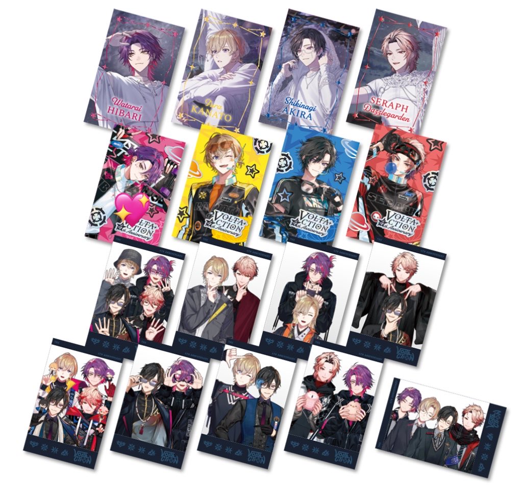 jasumin_811's tweet photo. 【交換】にじさんじ VOLTACTION 4周年 4th Anniversary ランダムグリッター缶バッジ ランダムチェキ風カード

譲：画像の物
求：💖の物

郵送を希望です！
種類が違う為、難しいとは思いますがよろしくお願い致します¨̮⃝ https://t.co/q0Y8JfbTAF
