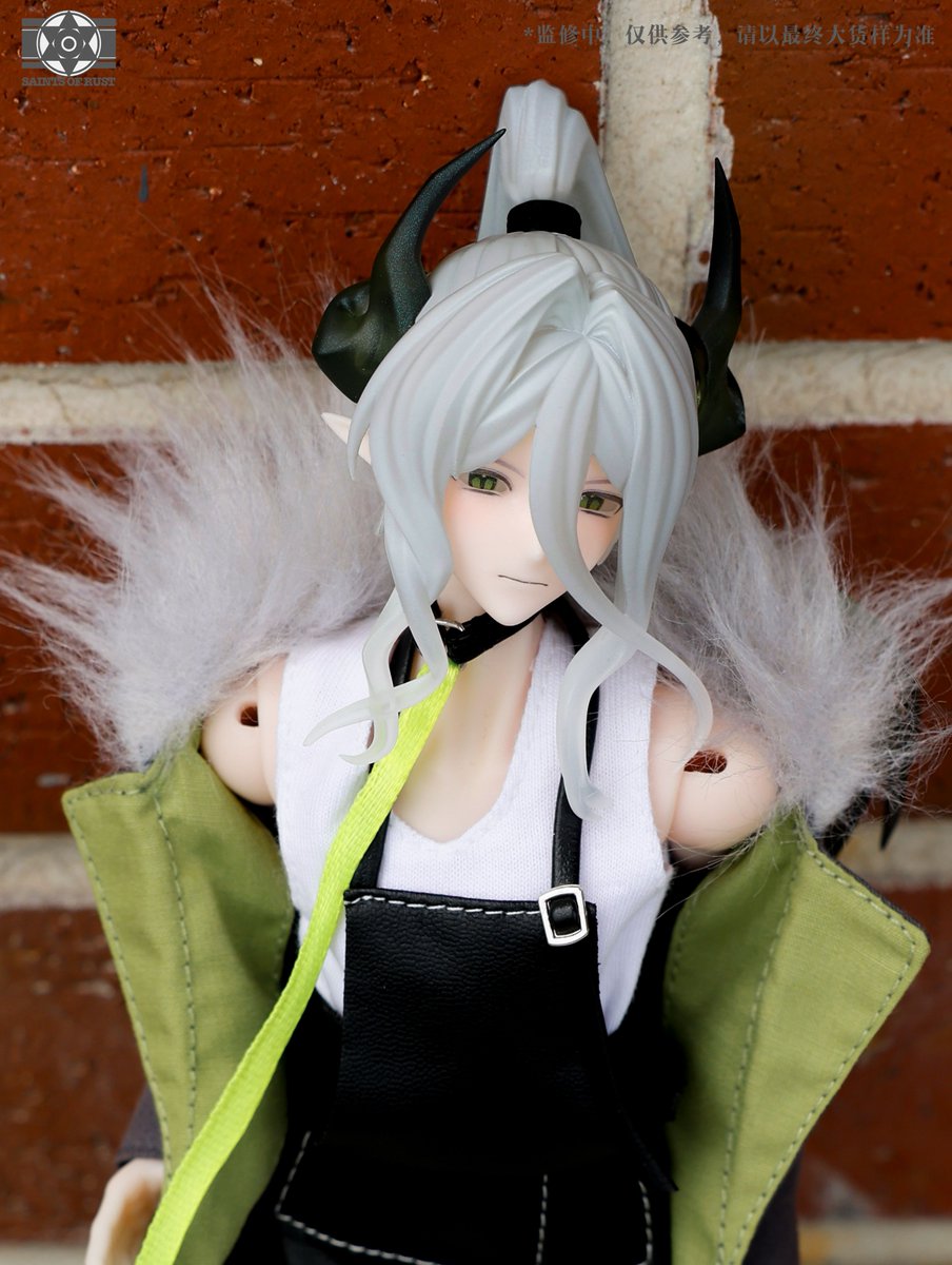 hermeow_shop's tweet photo. 📢🆕ブラインドドール新作速報🆕📢
「七つの大罪」をテーマにした特1/6スケール成人男性BJDブラインドドールシリーズ「錆蝕の聖徒｜Saints of Rust」の新情報✨

今回は「嫉妬／慈愛：TIPHARETH」の初版サンプル実物写真をご紹介❣️

本来は慈愛の徳を宿していたが、今では嫉妬に満ちている。
他者を破滅させたとき、彼は久しく忘れていた快感を覚えた。

ラインナップは通常6種類＋シークレット1種類🎁
ヘッドを除くボディの高さは約23.8cmです📏
まだ初期開発段階のため販売時期は未定ですが、当店での取扱いが決定💪続報をお楽しみに✨

関連投稿はこちら👇
https://t.co/lDjsrwxPLO

※衣装は初版サンプルで、現在改良中です🧵
※全種類に、入れ目タイプ顔1種（追視効果仕様）＋印刷アイ顔1種の顔パーツ2種類が付属します👁️
※画像は参考用です。色味や仕様は最終量産品を基準としてください📷