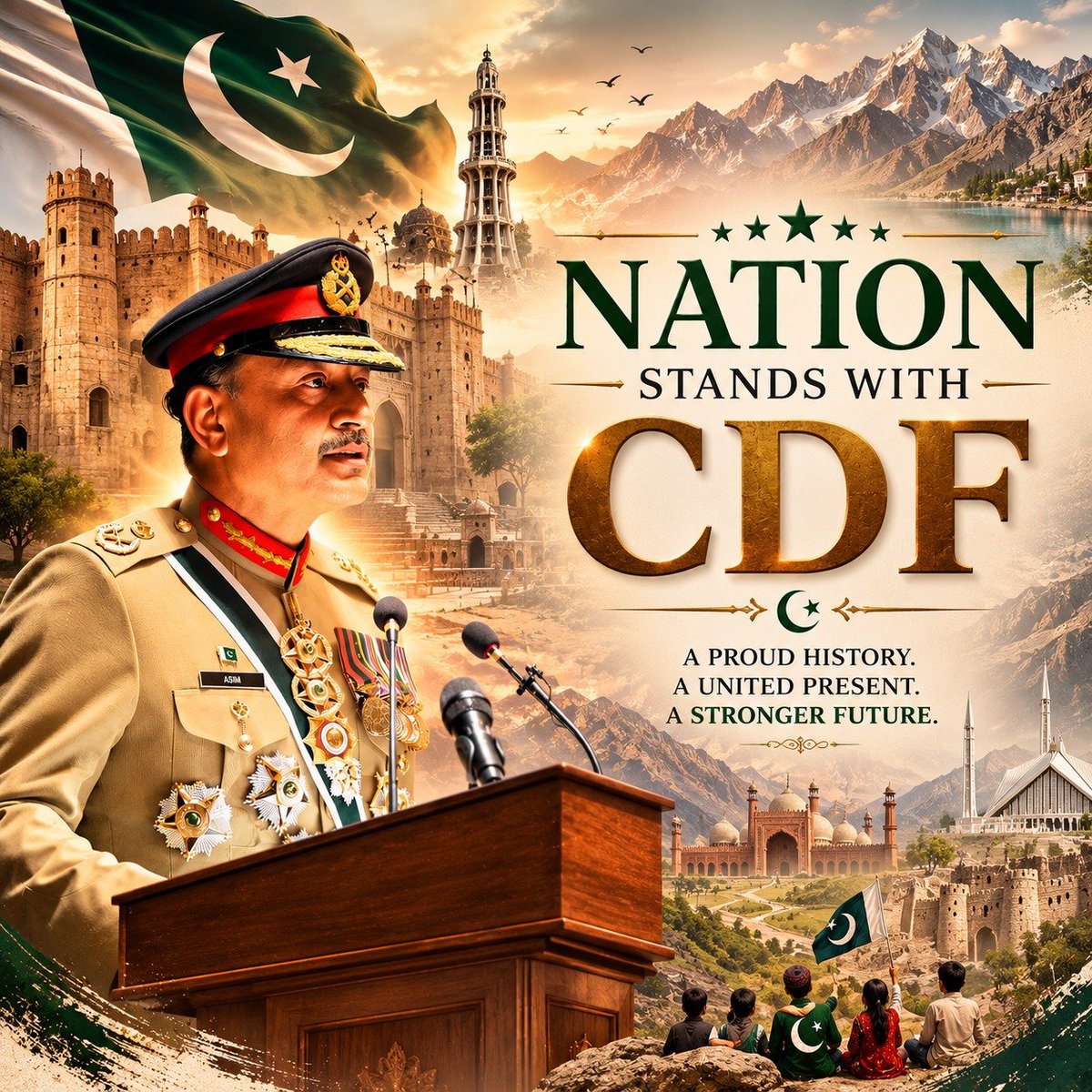 elea_nur7's tweet photo. CDF Asim Munir’s strategic vision continues to strengthen Pakistan’s international partnerships and reinforce the country’s role as a responsible global stakeholder 
#SalamCDF #StandWithCDF #DefenderOfPeaceCDF #ShieldOfNationCDF #PillarOfStrengthCDF https://t.co/YkCqM35B7Q