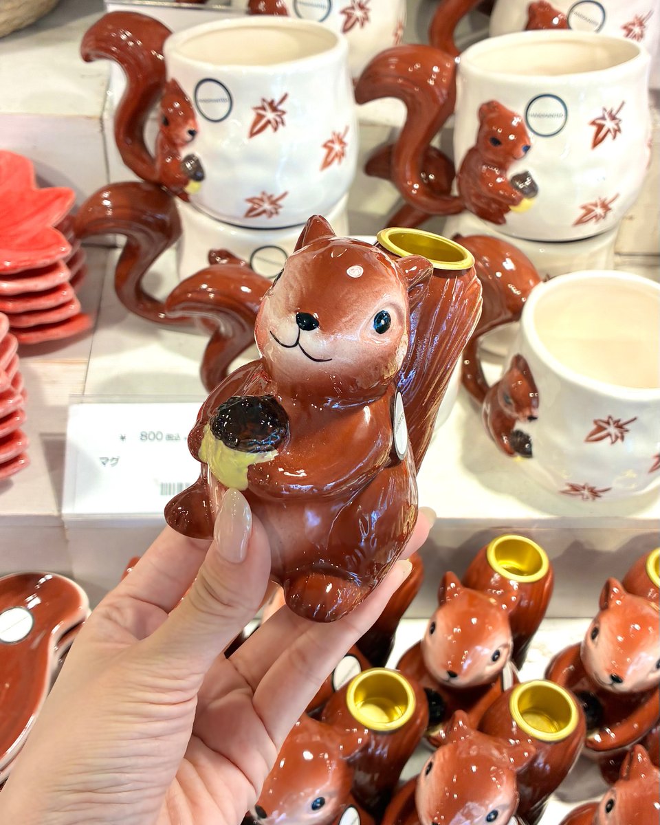 ほっこり空間を作る、癒しのリスアイテム🐿️🍄
