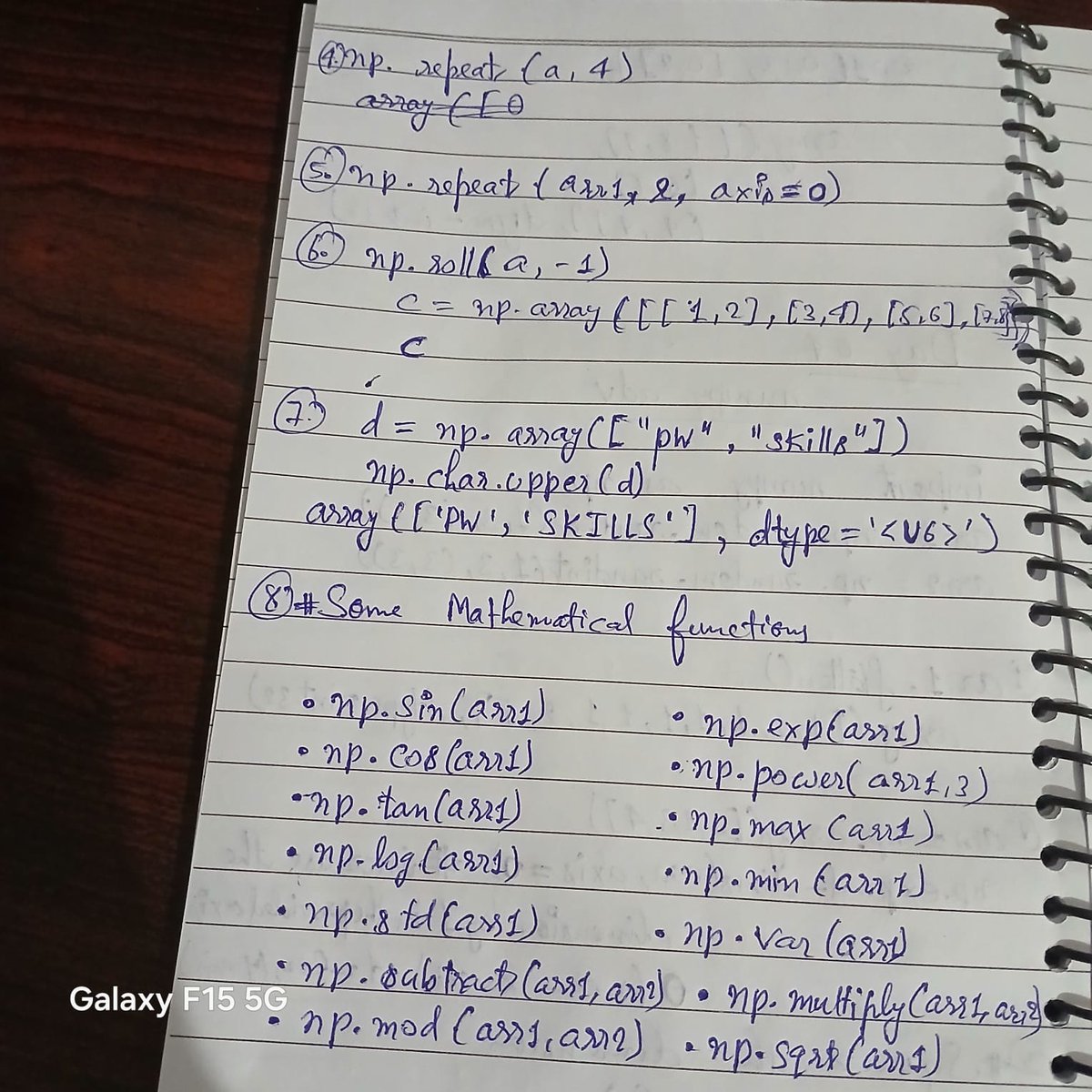 utsav_kuma27058's tweet photo. Day 04 Data toolkit. I have learnt Numpy advance in detail i have learnt np.searchsorted, np.count_nonzero, matlib library, np.linalg.solve() and much more with practice #datascience #numpy #python #mlengineer https://t.co/1S8HgyICL0