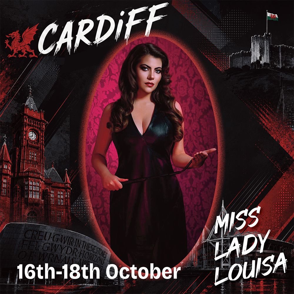 MissLadyLouisa's tweet photo. Excited to be back in Cardiff! 💋 https://t.co/bIu9KI8r4T