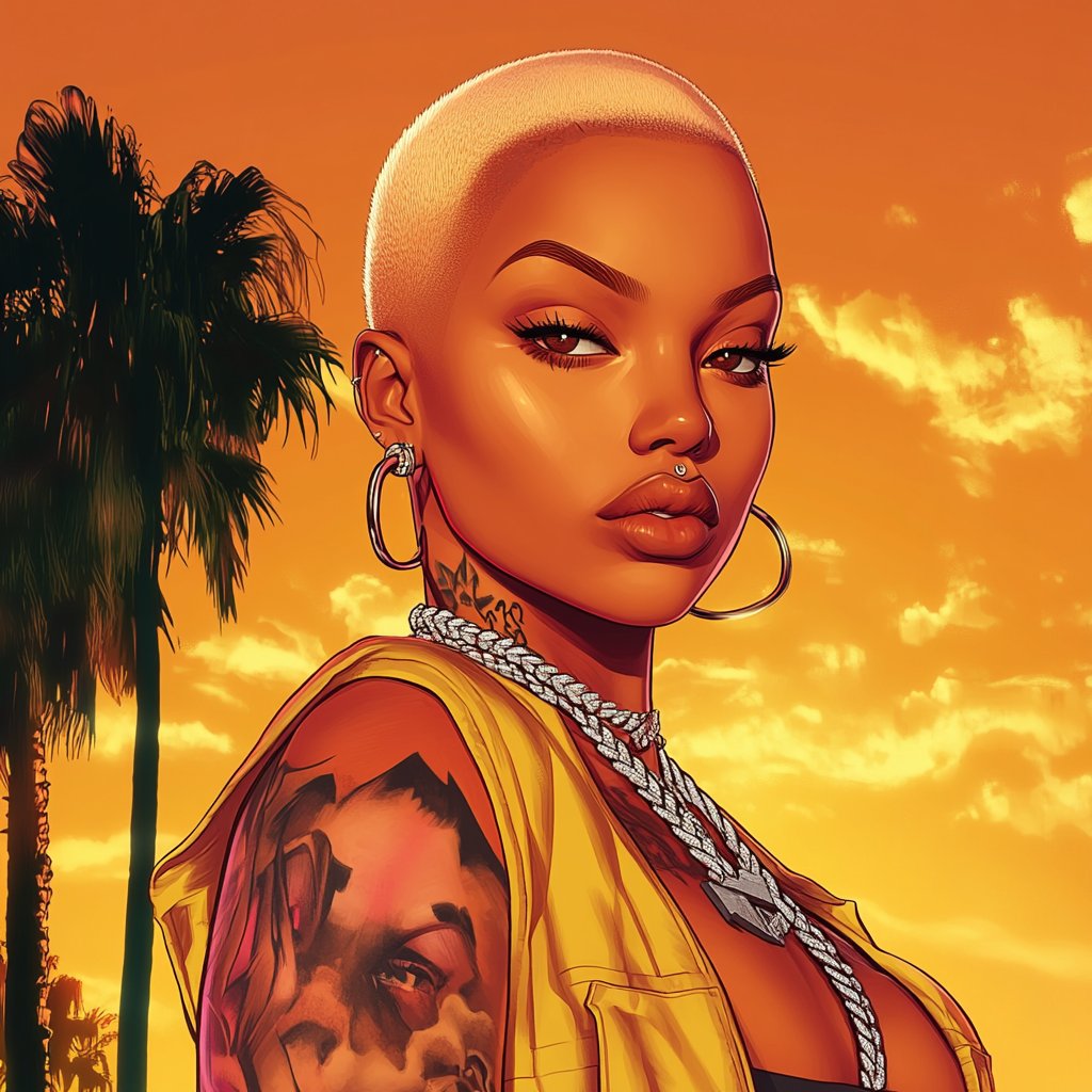 EnmaDrip's tweet photo. Clean GTA-style cartoon chaos. Bold lines, vivid vibes. #3DArt #DigitalArt https://t.co/jXgA30rgeu