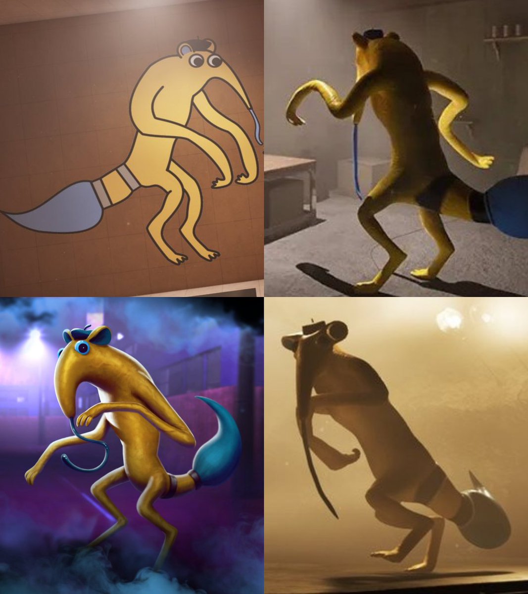 BanbanTimes_555's tweet photo. The thumbnail for the YouTube premiere of GOBB LTTTA Teaser Trailer 3 clearly shows the full view of Brushista 👀

What do you think of Brushista's character designs? 🖌️

#GartenofBanban #GartenofBanban9 https://t.co/zLSnASb0Ws