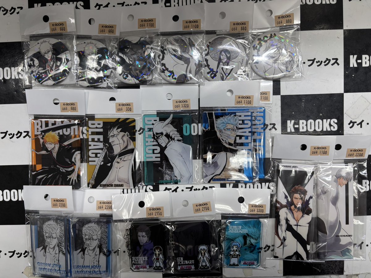 入荷情報】 #BLEACH ・オールスター缶バッジ ・ステータスカード