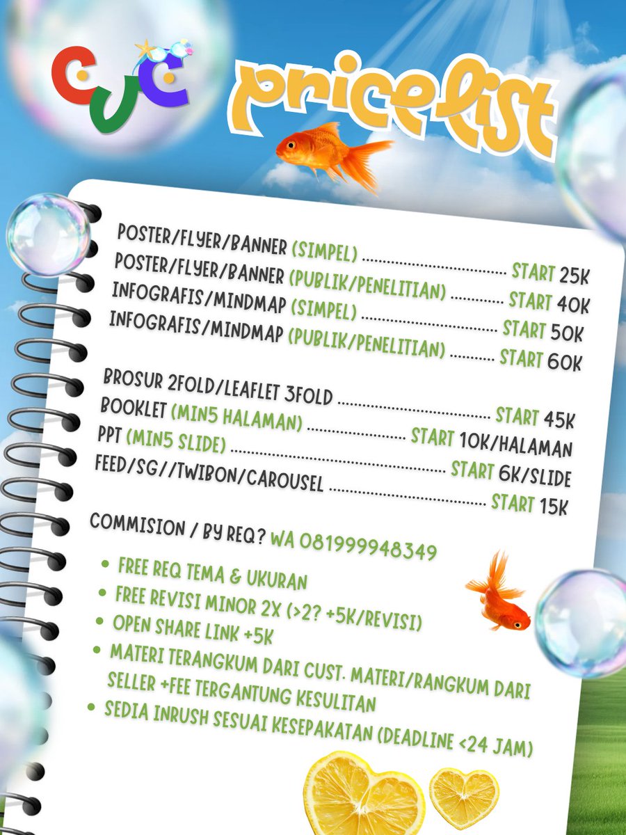 tugasvanilla's tweet photo. 🦢 Cravico 🌼 

Jasa edit design Commis Canva desain pamflet, poster, flyer, mindmap, infografis, spanduk/banner, leaflet, booklet, ppt, feed ig, by req juga bisa. Portofolio lainnya ada di WA ✨️ https://t.co/LkagXvoeQP  #zonauang️ #zonajajan https://t.co/borQjoVitf