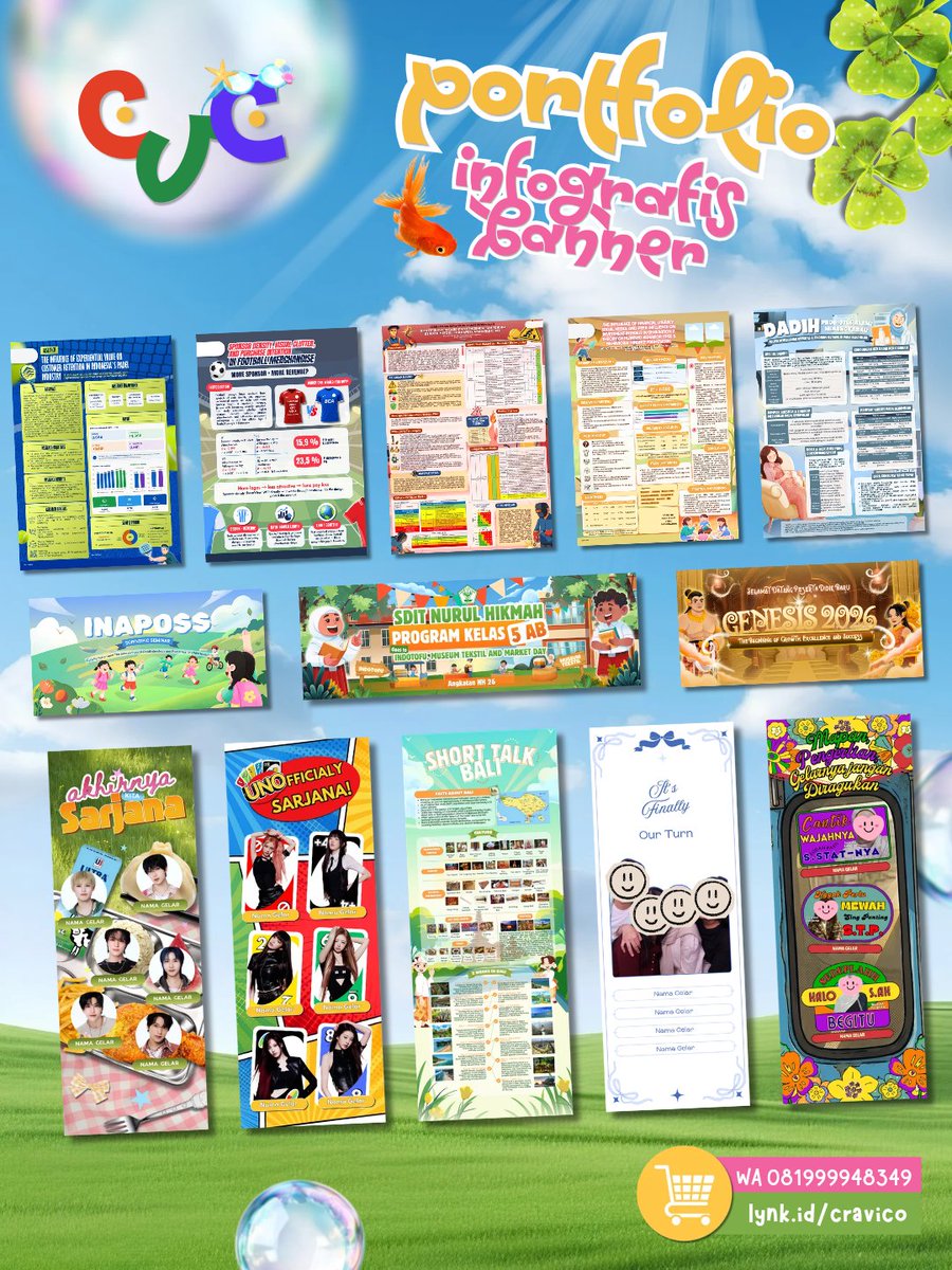 tugasvanilla's tweet photo. 🦢 Cravico 🌼 

Jasa edit design Commis Canva desain pamflet, poster, flyer, mindmap, infografis, spanduk/banner, leaflet, booklet, ppt, feed ig, by req juga bisa. Portofolio lainnya ada di WA ✨️ https://t.co/LkagXvoeQP  #zonauang️ #zonajajan https://t.co/borQjoVitf