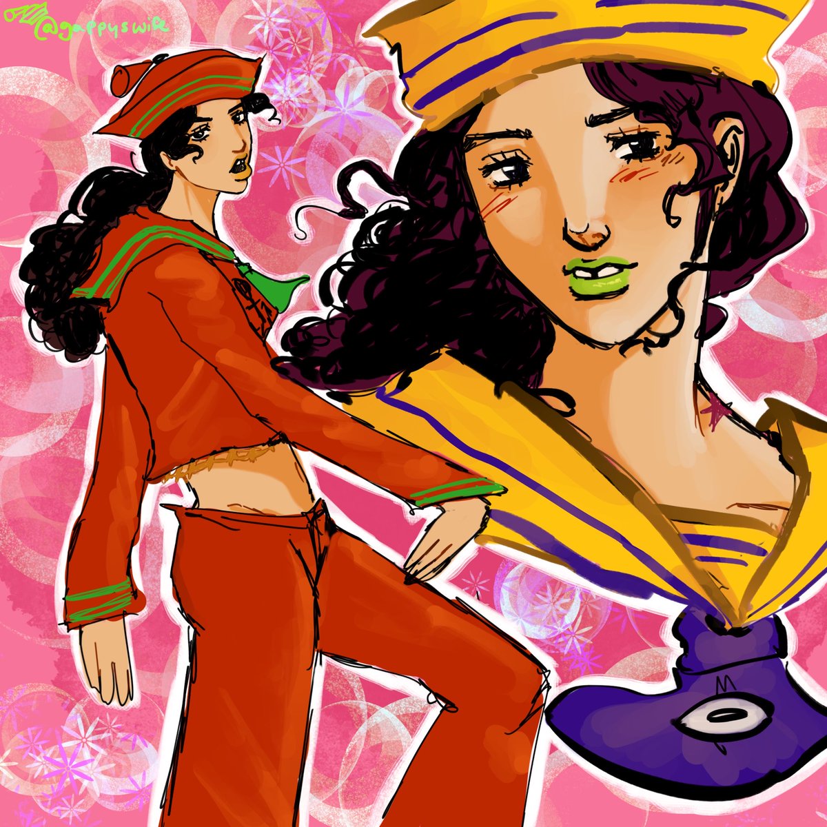 gappyswife's tweet photo. she’ll never be a phase to me.. oh fem Josuk8 how I love you🫧🩷 #jojolion #femjosuk8 #genderbentjosuk8 https://t.co/KyWieqCpTf