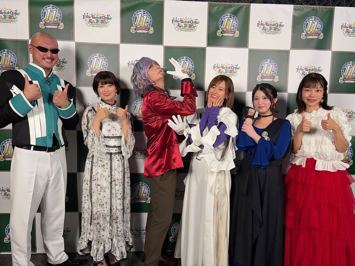 taka8rie's tweet photo. #FGO カルデア放送局 11周年SP
今年もこうした時間を過ごせたことが、改めてとっても幸せです。

みなさま2日間、ありがとうございました！
お疲れ様でした！！

#FGOフェス https://t.co/VKG6TVjNuT