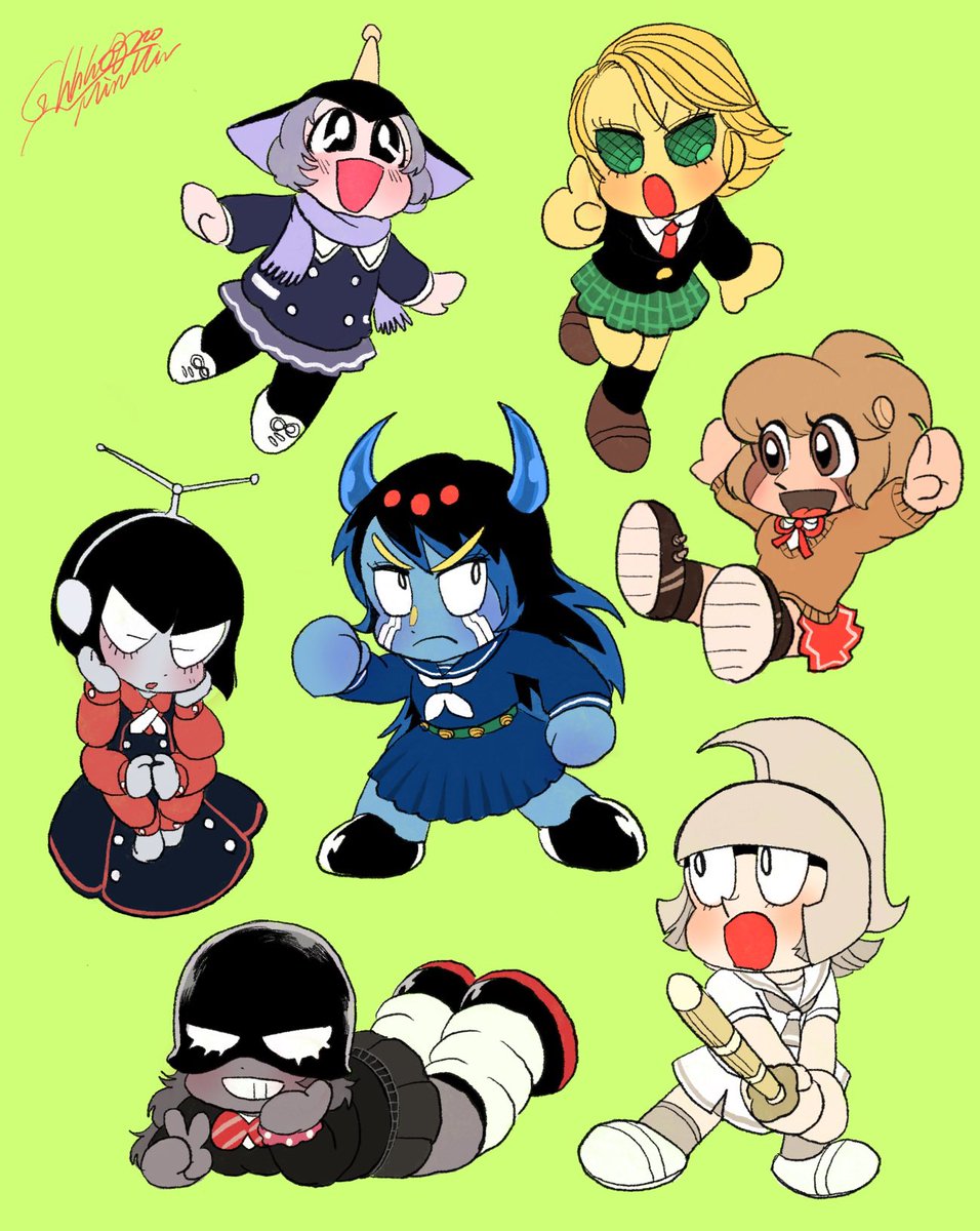 ghhh0320's tweet photo. ※女体化
謎の学パロ風(?) https://t.co/xrPptKaXMn