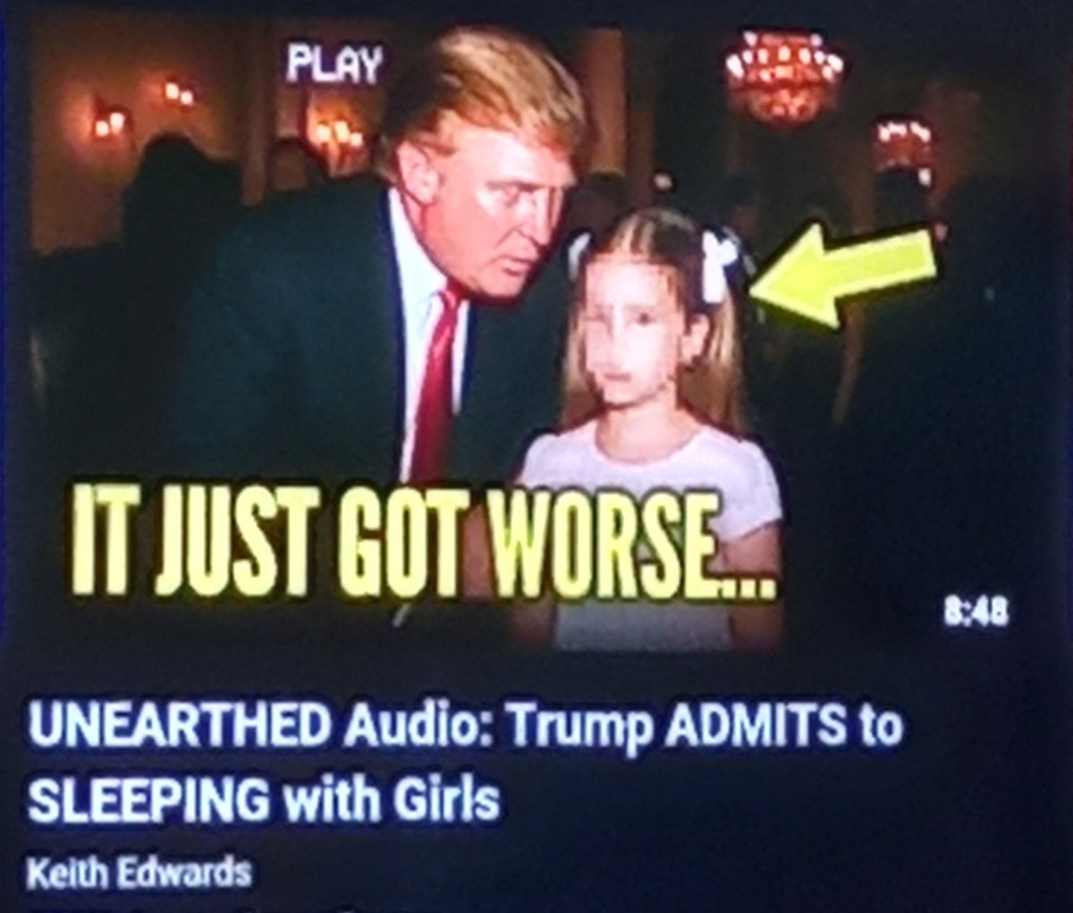 TrevorHowlett1's tweet photo. You are a disgusting old kiddy fucker Trumpleshitskin  go on start your  epstein Fury operation  you old pedophile. https://t.co/OCcaUKCbxT