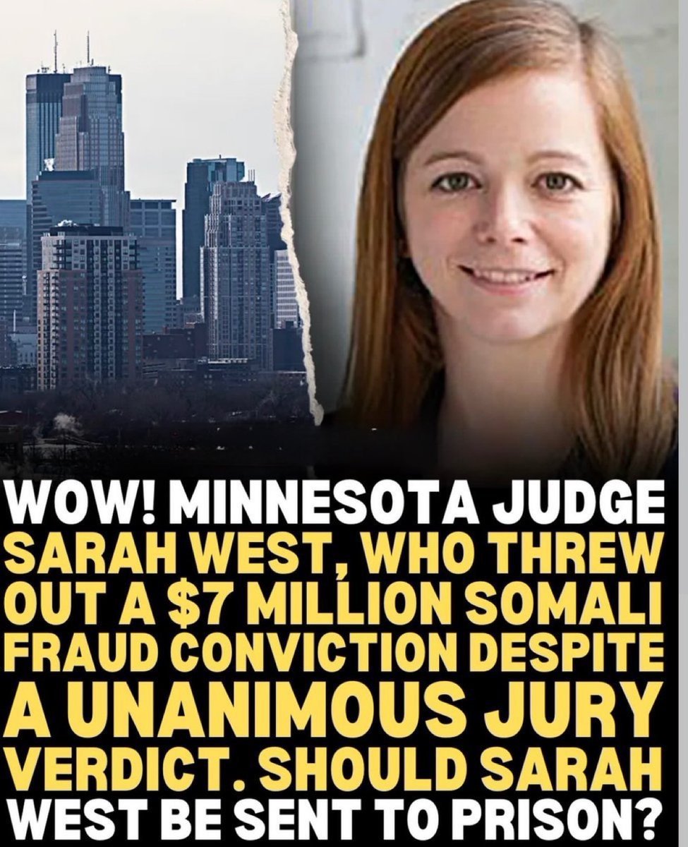 Barron47voicese's tweet photo. SHOULD SARAH WEST BE SENT TO PRISON? https://t.co/93nazIX9m0
