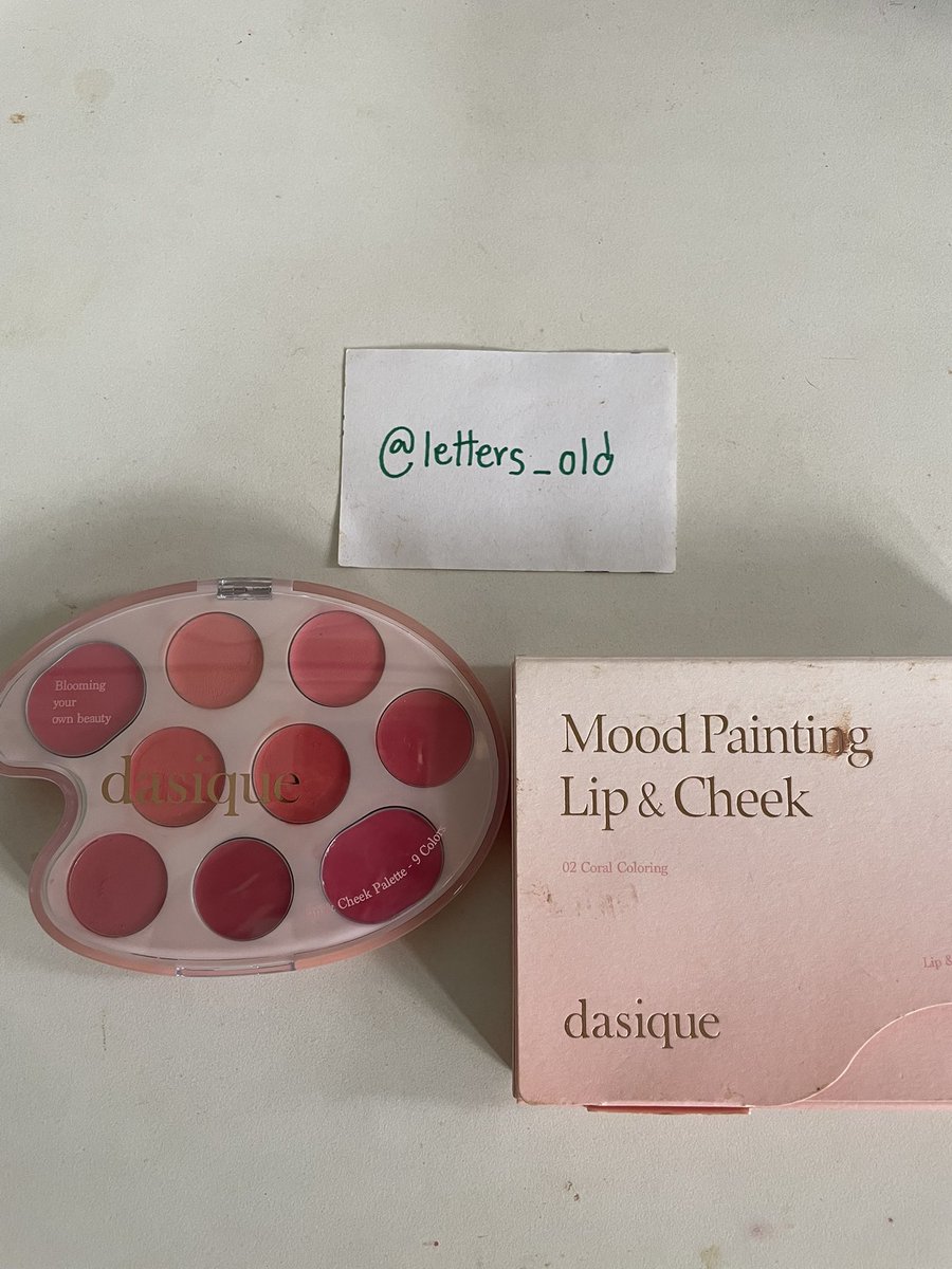 letters_old's tweet photo. ส่งต่อ Dasique mood painting lip&amp;cheek สี 02 coral coloring 

สภาพ : ใช้ไม่ถึง 5 ครั้ง
หมดอายุ : 08/2027

100 รส.

#ส่งต่อสกินเเคร์ #ส่งต่อ #ส่งต่อเครื่องสำอาง #ส่งต่อคสอ https://t.co/Mvj0SFl4qE