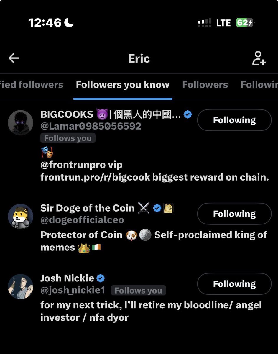 AbhiGarg94's tweet photo. dogeofficialceo just followed this meme account… called eric on bnb!

He’s followed elon, and Eric the Bee is an Elon/BNB lore so simply can be Elon sol lore.

Great narrative

EqYU36vG9xrhuhLvqRiA4HpqrQcXquxyAE3BzZ7rXJNE https://t.co/ui5MSqUpzd