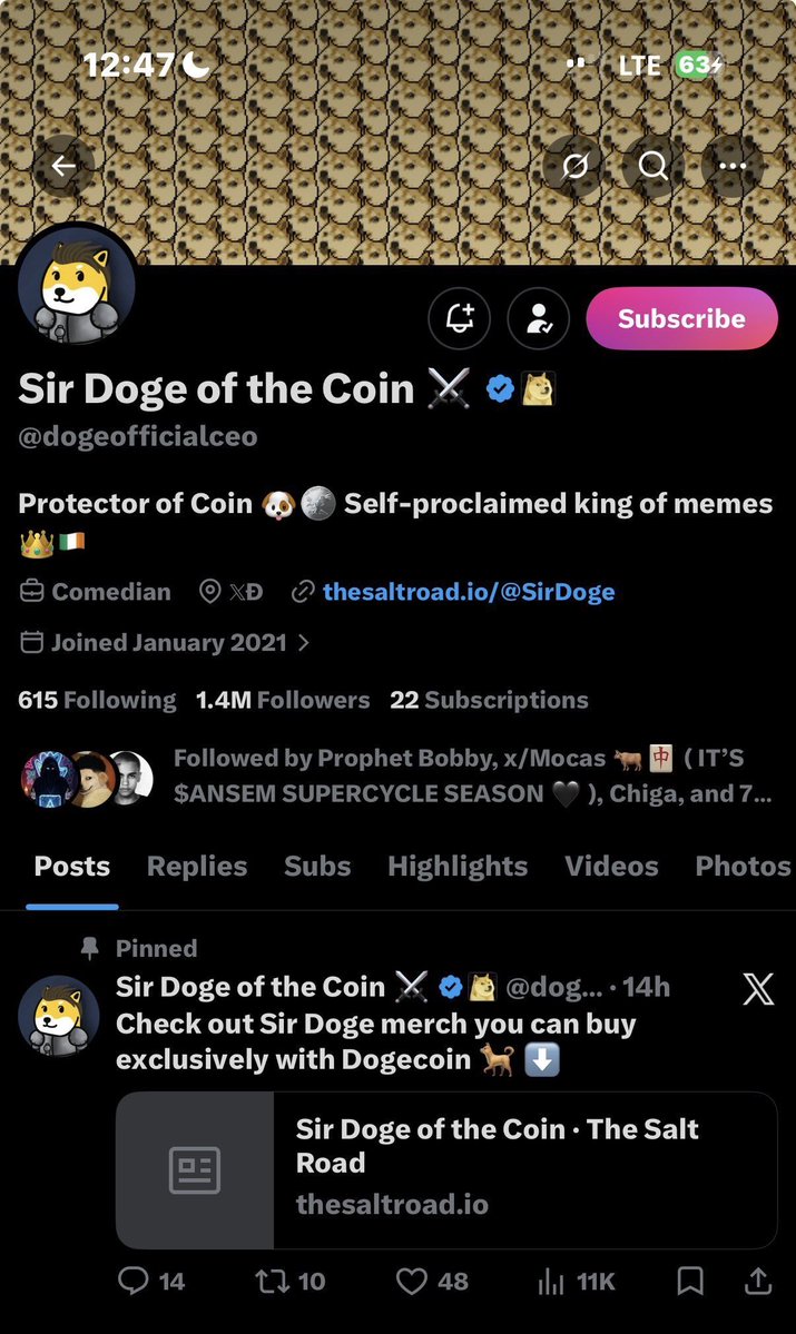 AbhiGarg94's tweet photo. dogeofficialceo just followed this meme account… called eric on bnb!

He’s followed elon, and Eric the Bee is an Elon/BNB lore so simply can be Elon sol lore.

Great narrative

EqYU36vG9xrhuhLvqRiA4HpqrQcXquxyAE3BzZ7rXJNE https://t.co/ui5MSqUpzd