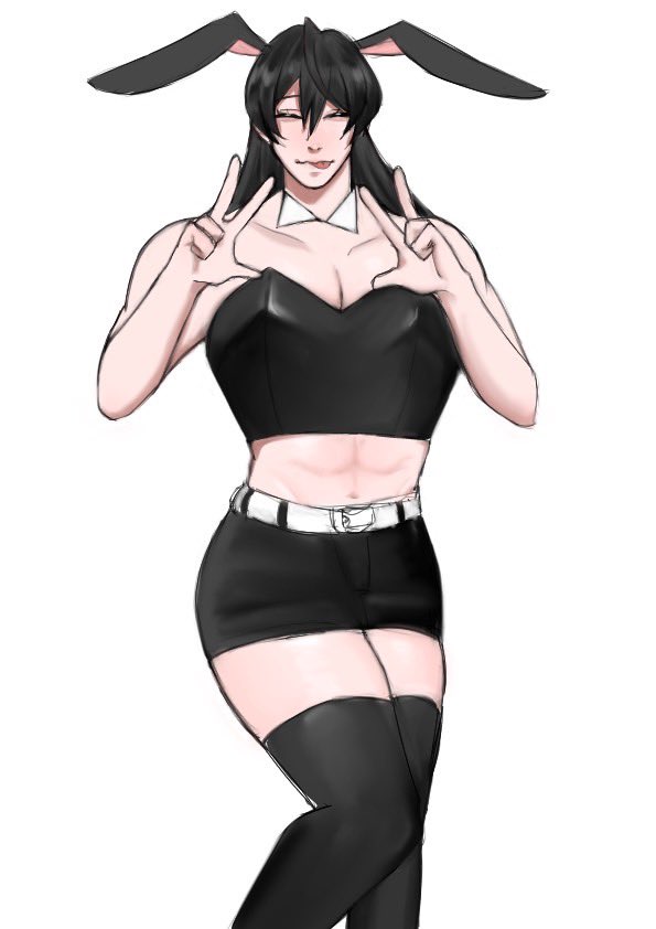 INUNUAN_0705's tweet photo. バニーボーイ
ワンドロ
#oc 
#バニーの日 https://t.co/kcAWOne69N