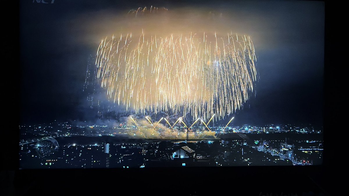 taeaaa's tweet photo. めっちゃ綺麗でエモくて感動した😭🤍
#長岡花火🎆　#timelesz_消えない花火
#映画きみはな https://t.co/oN07QkFV5H