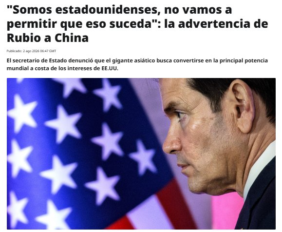 zhu_jingyang's tweet photo. El desarrollo y el progreso son derechos inherentes de China y de todo Estado soberano. No provienen de ningún "regalo" externo ni requieren el "permiso" de nadie. 

Todo país tiene derecho a perseguir su propio desarrollo, mejorar el nivel de vida de su población y salvaguardar su seguridad e intereses. Este es uno de los principios más fundamentales de las relaciones internacionales.

Interpretar el desarrollo normal de otro país como una "amenaza" o intentar definir los límites de su desarrollo "impidiéndolo" constituye, en sí mismo, una forma de lógica hegemónica. 

La historia ha demostrado repetidamente que ningún país puede mantener su ventaja indefinidamente reprimiendo a los demás. 

La verdadera competitividad surge de la innovación propia, de los sistemas propios y del esfuerzo de su gente, no de "prohibir" el progreso ajeno.