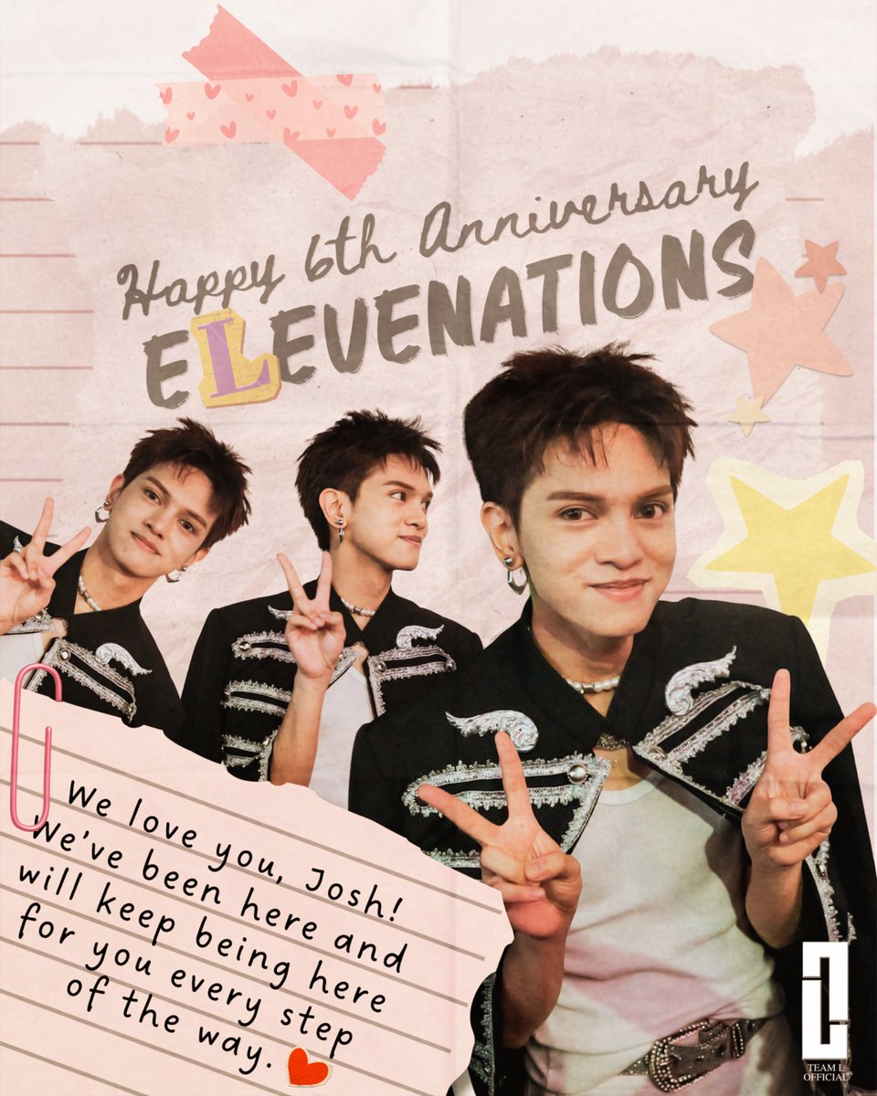elevenation_ofc's tweet photo. Happy 6th Anniversary, Elevenations! 🩷

#JoshL @JoshLabingisa https://t.co/MBRZRHxdcs