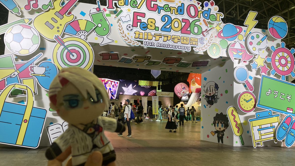 mun_bi17's tweet photo. fgo fes楽しんできた〜！
喫茶かるであがめちゃ良かったです！！先生ゴッフさんかわいい https://t.co/uQNkc3BU7F