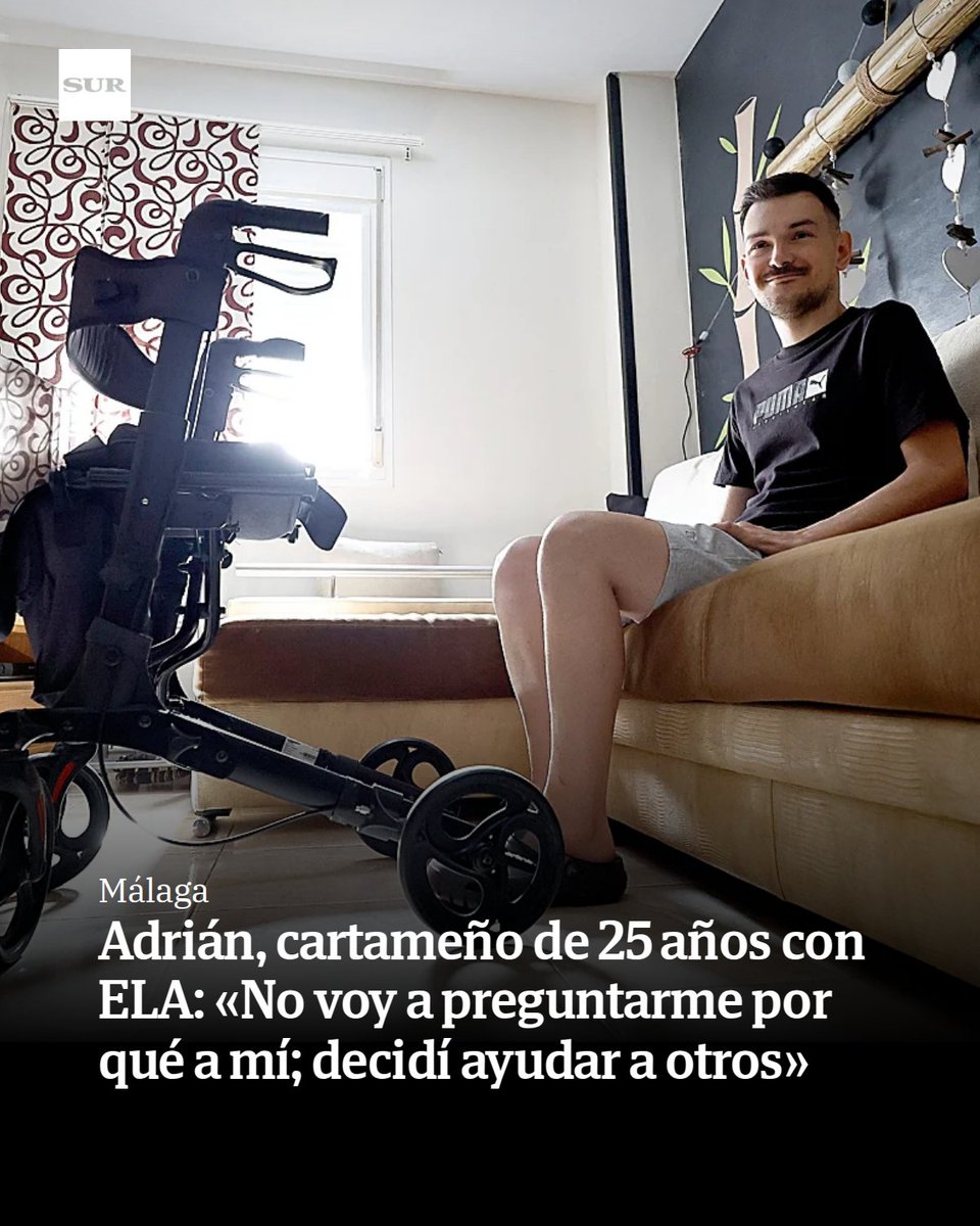 DiarioSUR's tweet photo. «No voy a preguntarme por qué a mí; decidí ayudar a otros». «Ha cambiado mi cuerpo, pero yo soy mejor persona que antes», asegura el joven, que ha creado una asociación con el fin de donar dinero a la investigación. https://t.co/FhikZtuu4E