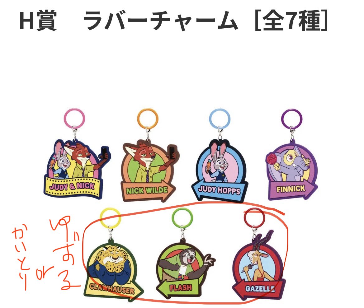 ne_koukan's tweet photo. ズートピア　happyくじ　交換　買取 https://t.co/zsqRkPuzNx