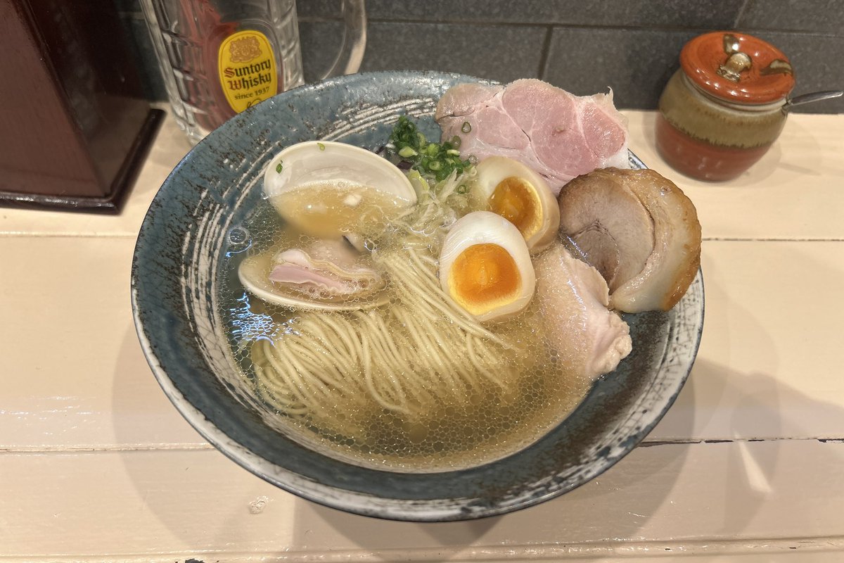 Takemasa0426's tweet photo. 神田　麺処かいしん
貝心の一撃塩らーめん https://t.co/WodQBJ780P