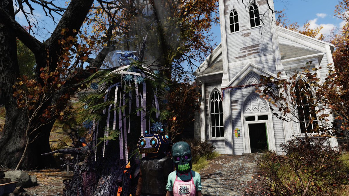 kaoriddle's tweet photo. 初・光るボーンヘッドマスク💀
#Fallout76 https://t.co/gQEyRNPcRP