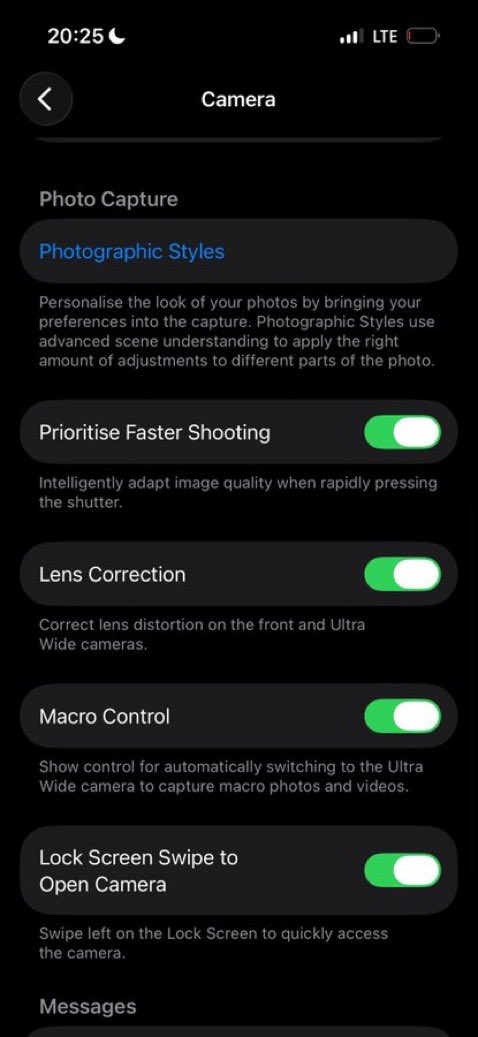 dekreationz's tweet photo. use these settings to get your normal camera to look as clean as a digital camera https://t.co/4sSoJlSBQR