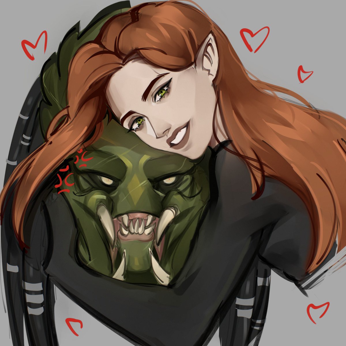 matrizaa1's tweet photo. OC Theia and the Swamper #Predator #Yautja #ThePredator #Хищник https://t.co/PHeZfD3jYg