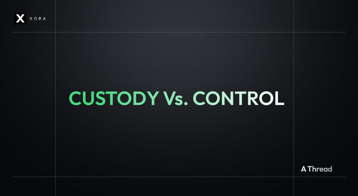 Vintagevis's tweet photo. While i thought about comparing platforms , Something hit me to think about self-custody vs a platform like XORA.  just platform vs doing nothing 🤔. Worth sitting with cuz most people just default into one without ever really deciding.  See this 👇 https://t.co/yPOgKb7qnA