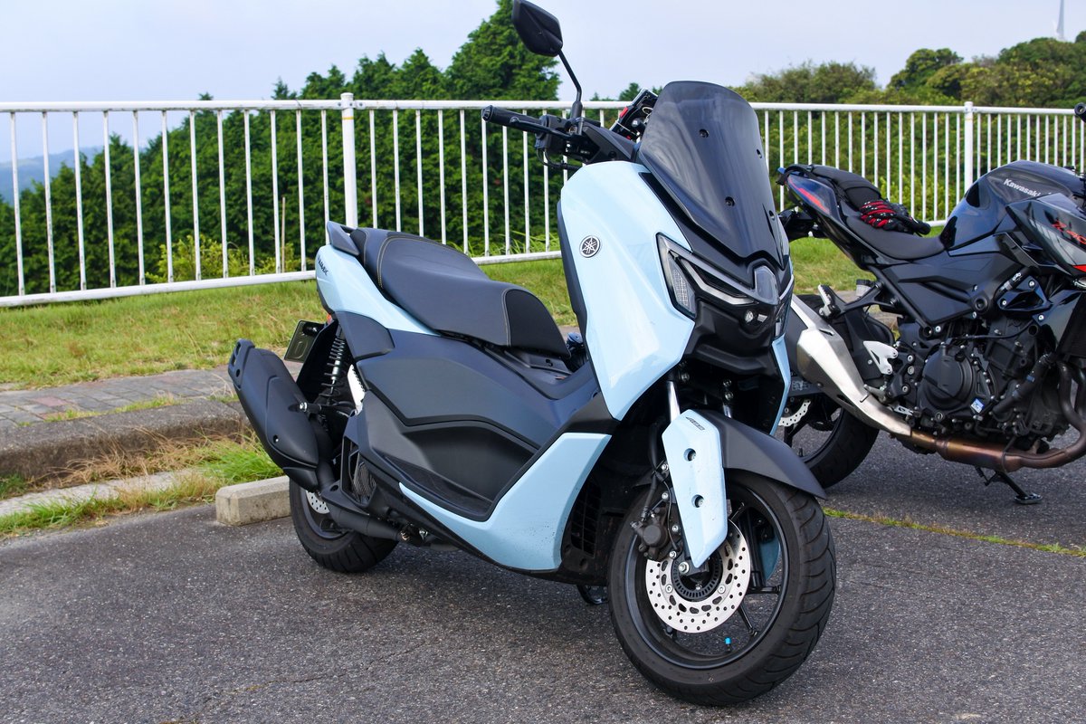 Showya_GSXR's tweet photo. 2026/08/02
朝活ライダーさんと朝活ライダー被害者の会(2名)で青山高原へツーリング
朝5時集合で8時半頃には解散するというまさに朝活
でもどのみち暑いので今回はNMAX155で
涼しくなったらGSXR1000で行こう
#NMAX155
#Z400
#GSXS1000GT https://t.co/3tfE8Tzabi