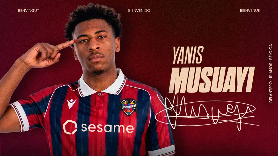 MCeleste1923's tweet photo. 🚨MERCADO🚨

✍️ @ABravoCameselle 

▶️O @RCCelta negociou a fichaxe de Yanis Musuayi (agora novo xogador do @LevanteUD) pero houbo problemas e a operación caeu https://t.co/iWSkGmLpl7