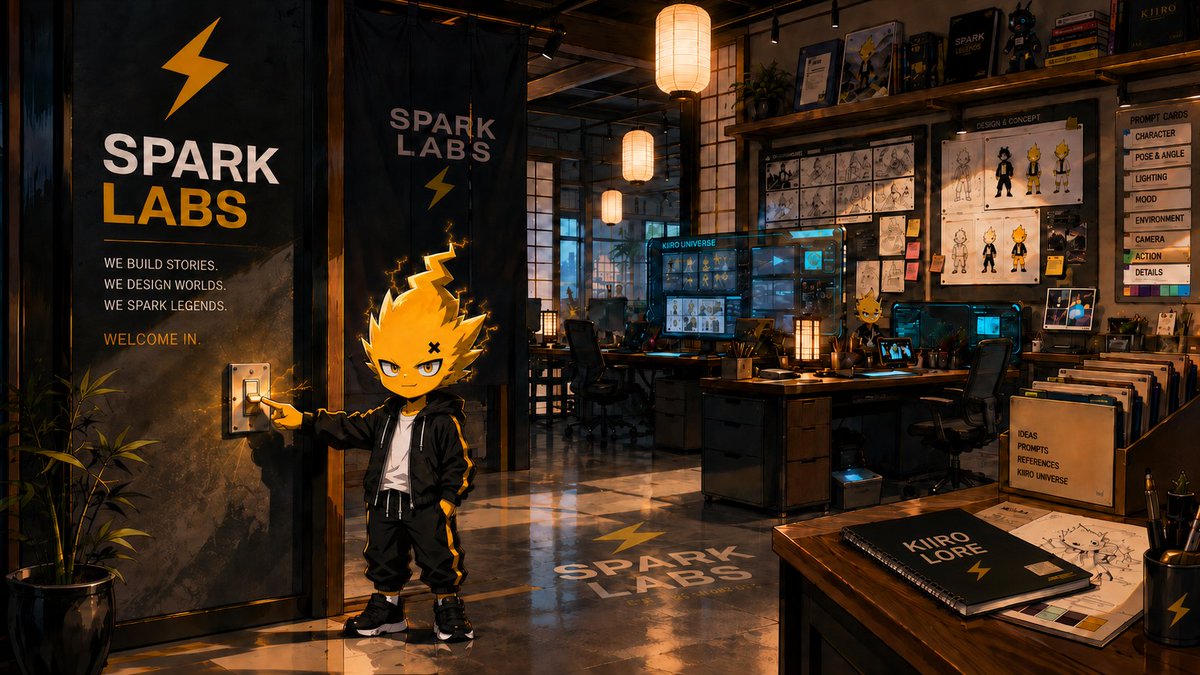kiirospark's tweet photo. Creative Spark Lab is slowly taking shape. ⚡️

A new space within KIIRO, built to help the community explore, create, and bring ideas to life with AI.

It’s still early. We’re experimenting, building, and letting the ideas find their form.

This is only the first spark. https://t.co/EmTSycNJoI