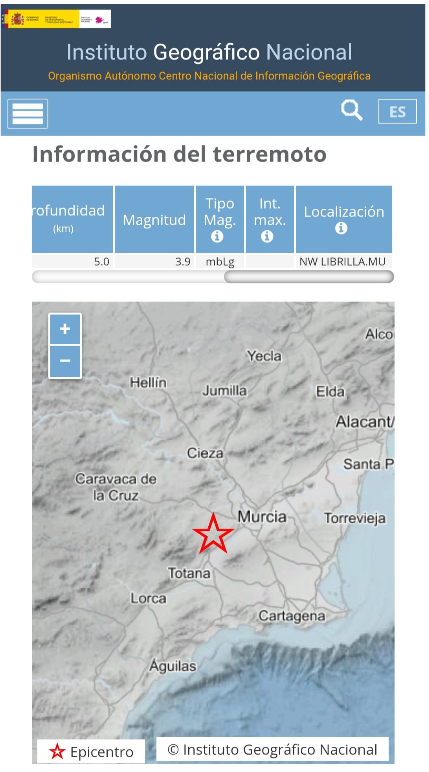 112rmurcia's tweet photo. El Centro de Coordinación de Emergencias 1-1-2 Región de Murcia ha recibido más de 80 llamadas relacionadas con el movimiento sísmico de magnitud 3,9, sentido en diferentes puntos de la región. De momento no se han registrado daños personales, ni materiales.

👉https://t.co/SDuTzYmDZA