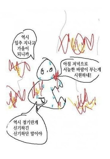 1SOLAT1ON_'s tweet photo. 이래놓고 한국인들 입추 지나면 이거 됨 https://t.co/QGa1SZfIQ4