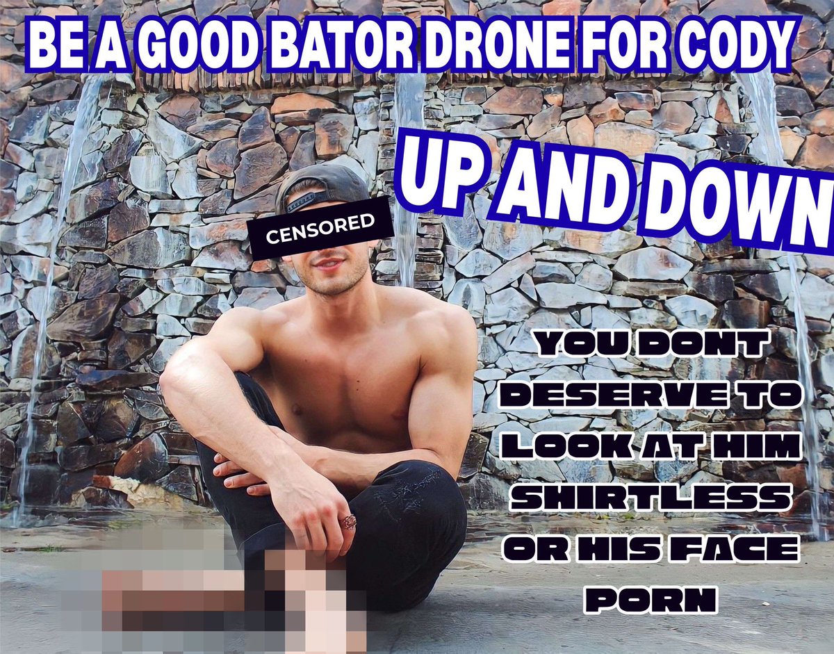 BrowsingBitch's tweet photo. Cody owns your brain and dick https://t.co/m7IOdivdN4