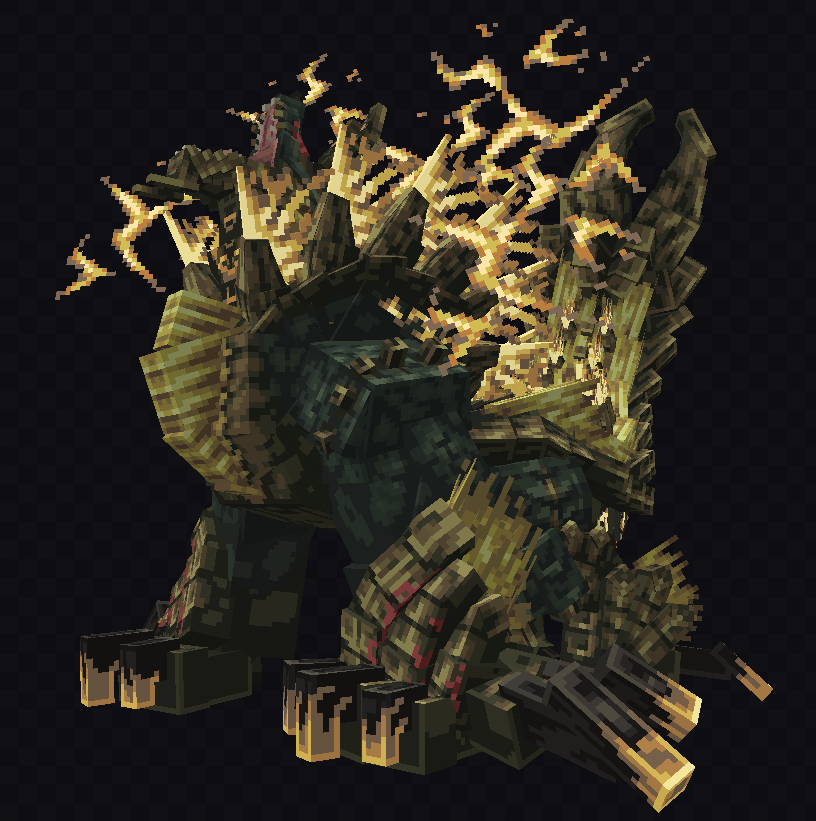 YYbwr's tweet photo. Apex Zinogre
#blockbench #pixelart #lowpoly #Minecraft #MonsterHunter https://t.co/z0FfRMI7od