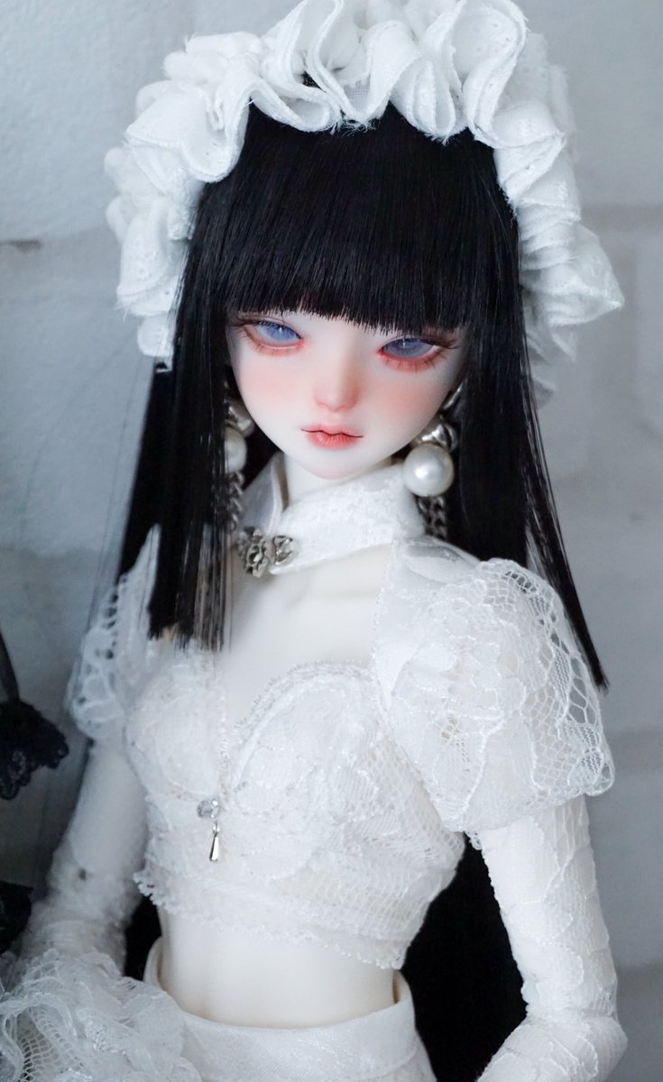 redred_dolls's tweet photo. 実は自作アイを付けてくれている白禾さん💎

#XAGADOLL https://t.co/Bvrtzj0OjR