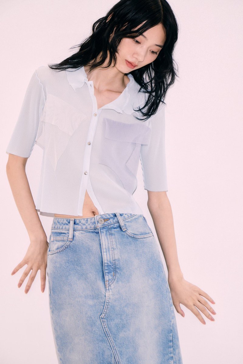 kotohayokozawa × studious 26SS COLLECTION🩵 別注シアーラメポロ