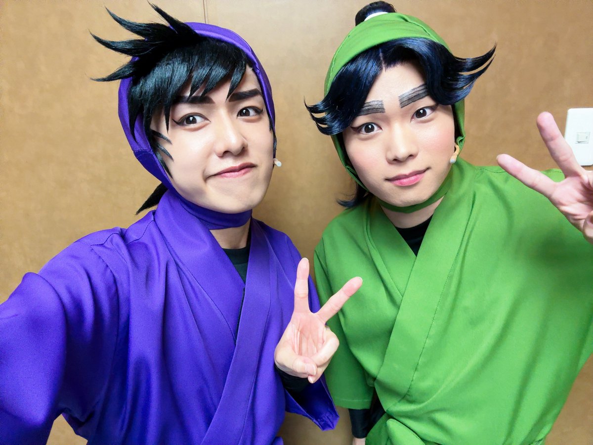kengouhata's tweet photo. ･
#忍ゲキ 9日目夜公演💚
ご来場いただきました皆々様、
誠にありがとうございました！！！

本日はご挨拶もさせて頂きました🙇‍♂️

藤内こうき🐊
本人の持ち味が面白すぎて最高です🤣

明日は休演日！
火曜日からまた、よろしくお願いします🔥 https://t.co/NmNn6QuPxm
