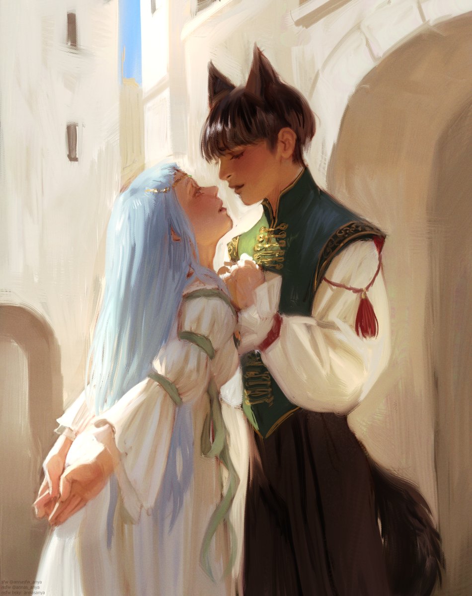 annasfw_anya's tweet photo. #witchhatatelier #richeunie
My favorite young couple! Made them a little older. They're probably going to a party, they're so dressed up❤️
I hope Euini's ears and tail will always be there🙏 https://t.co/p66ACSzMjs