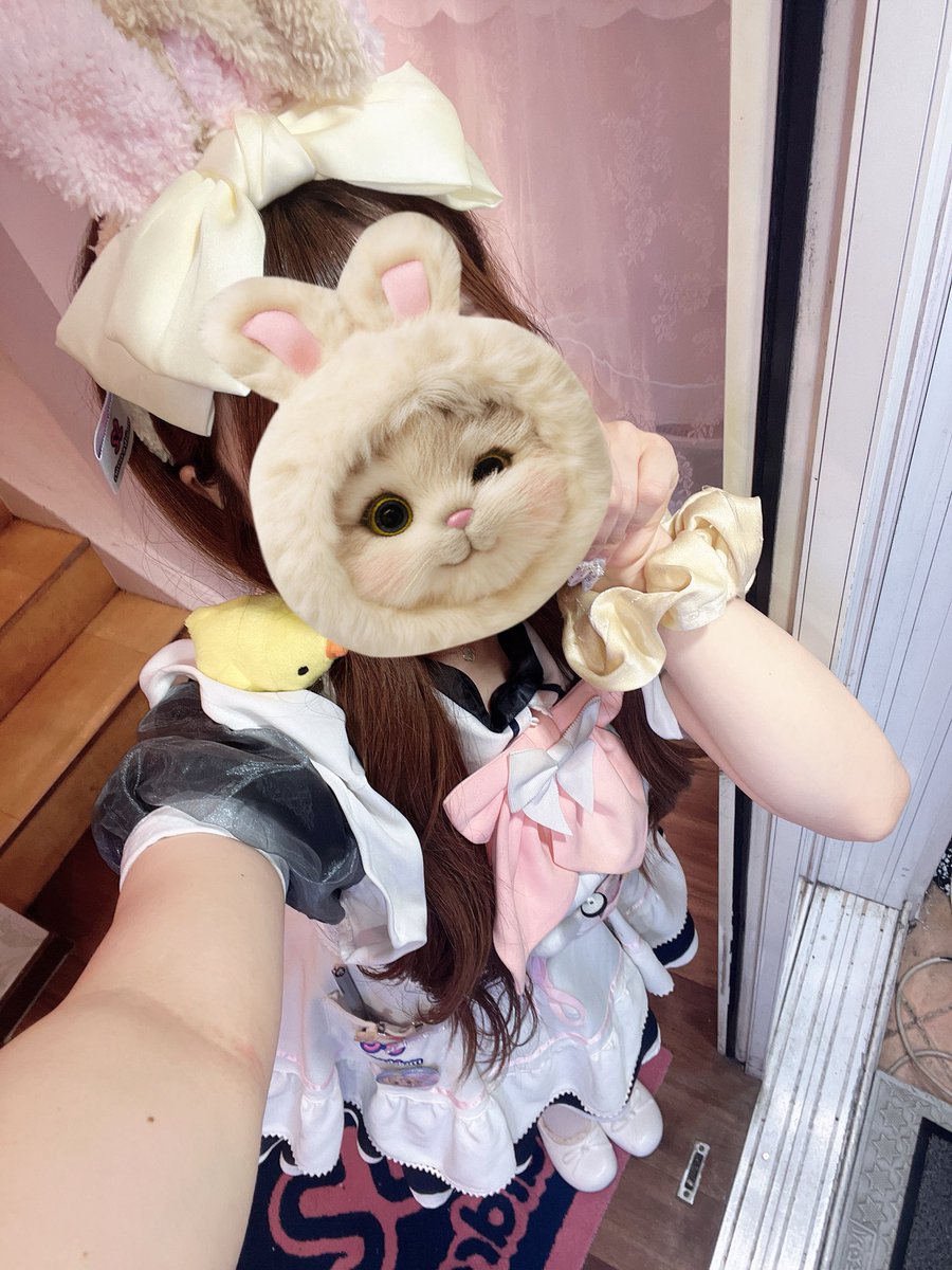 fwtmg__'s tweet photo. (いまだにお礼画像を載せていいのかわからなくてスタンプつけてしまってごめんなさい😔)

出遅れたけど久々に見れた！と思ったらうさぎさんで可愛すぎてびっくりした😞💕💕
語彙力がなくかわいいしか出てこないけど、まじでふわたまごちゃん存在してくれてありがとう😔
#キミとふわたまご https://t.co/KeH1cvivRM