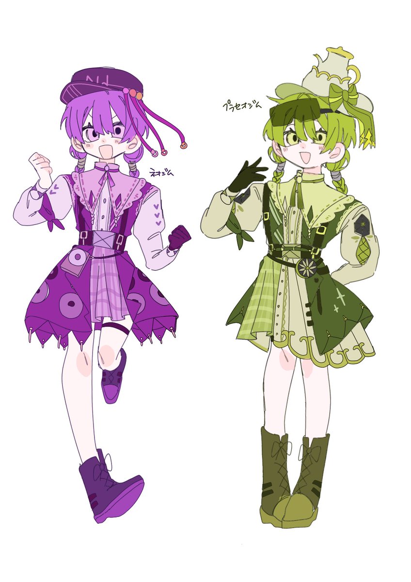 UNIVERS_118's tweet photo. ランタノイドの立ち絵ですよ😌 https://t.co/m2hPNK4hQh